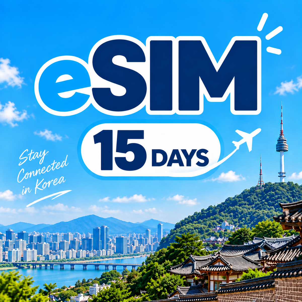 Korea eSIM 15 Days